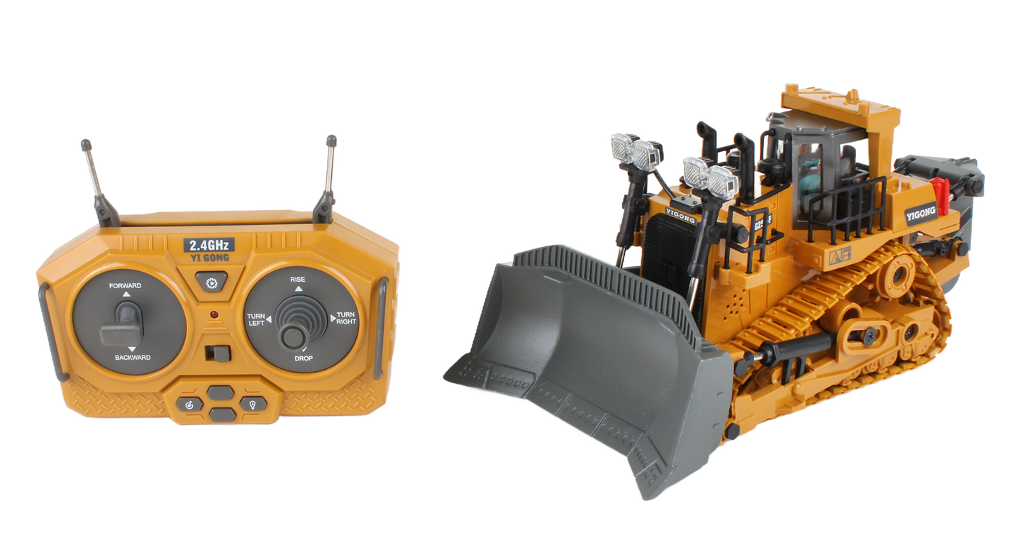 Ultimate 3-in-1 RC Construction Bundle: Excavator Bulldozer and Dump Truck