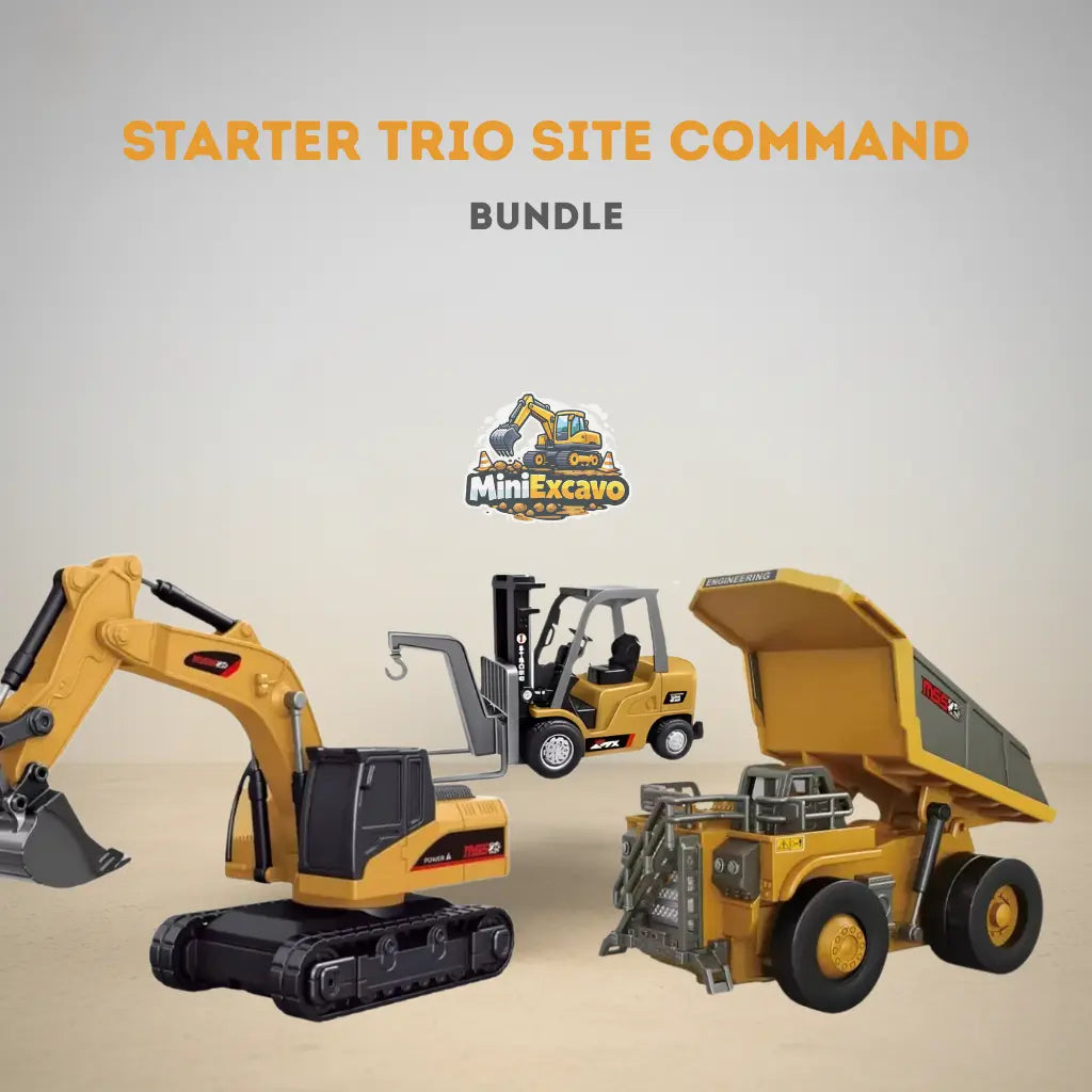 Mini RC Construction Bundle Set