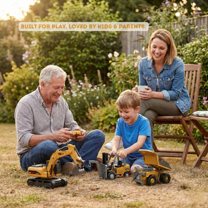 Mini RC Construction Bundle Set