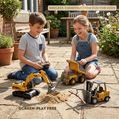 Mini RC Construction Bundle Set