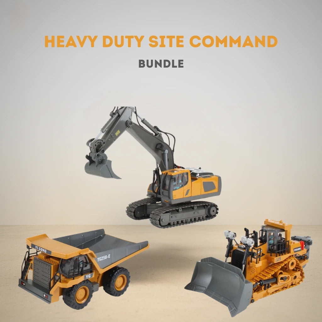 Mini RC Construction Bundle Set