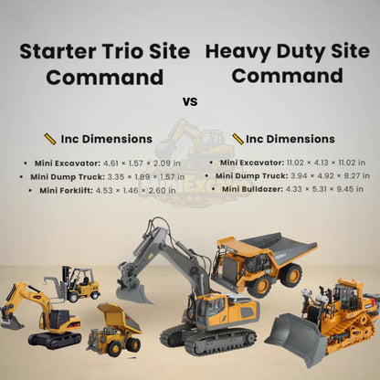 Mini RC Construction Bundle Set