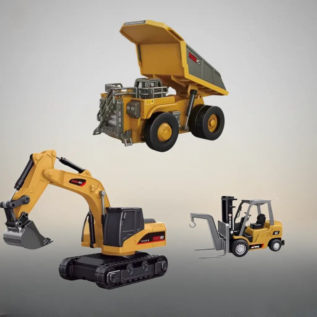 Mini RC Construction Bundle Set